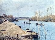 Alfred Sisley Seine bei Port Marly oil painting artist